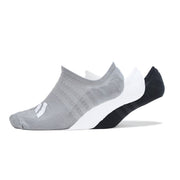 SZ 7-8.5, adidas Adult's Performance Ankle Socks - White/Gray/Black, Size 7-8.5 (3 Pair)