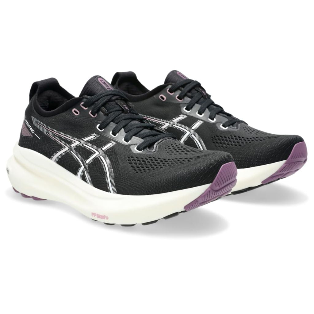 ASICS Women's Gel-Kayano 31 Running Shoes, Black/Pure Silver - size 9