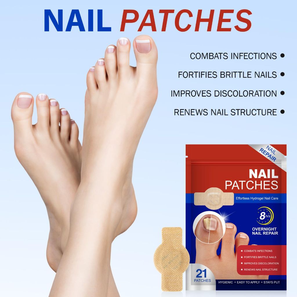 Fungal Nail Patches for Toenails, Extra Strength Overnight Care - 21ct.