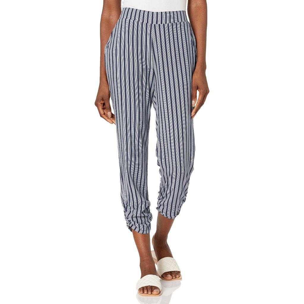 SZ S, Carve Designs Women's Avery Beach Pant, Navy Stripe