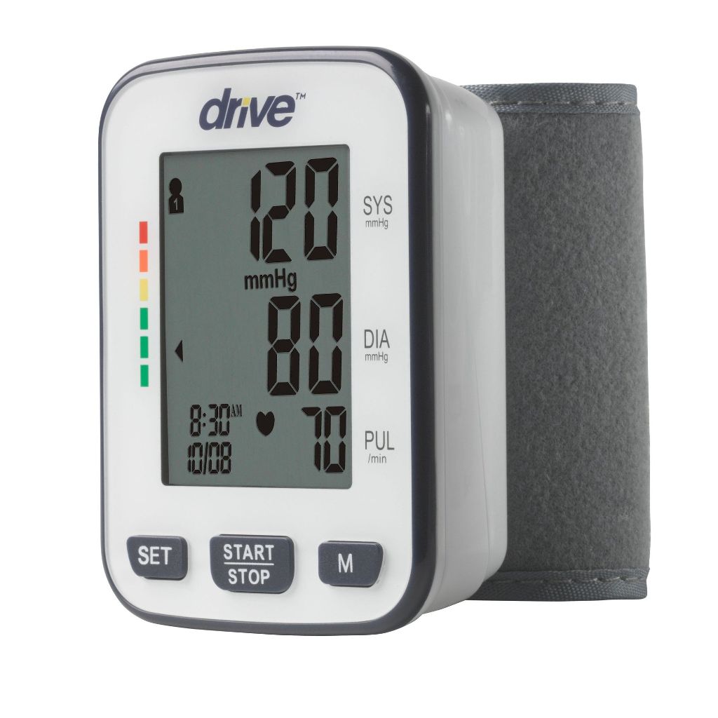 Drive Medical Deluxe Automatic Blood Pressure Monitor, Personal Care Wrist Model