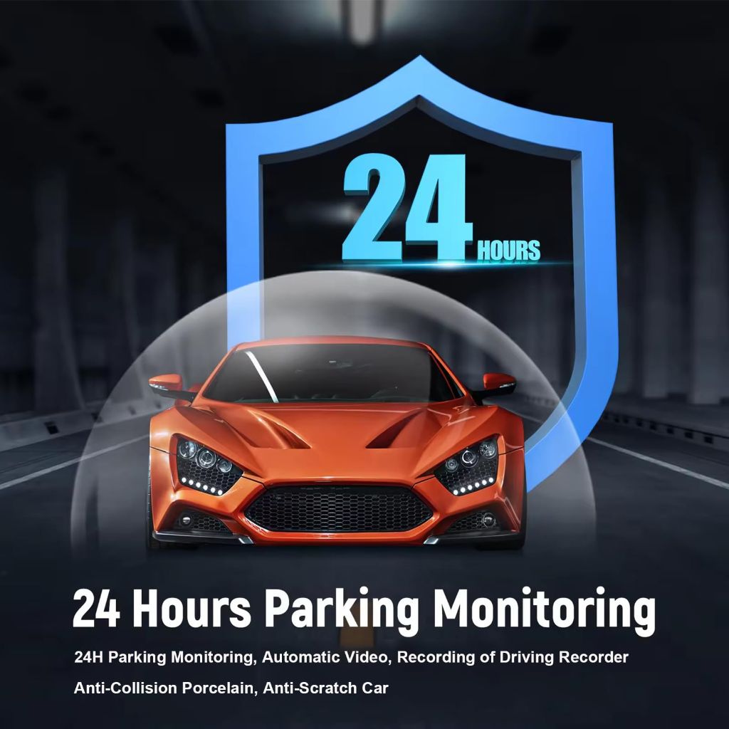 3-inch 1080p High-Definition Dash cam for Cars with Super Night Vision