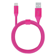Sarina Lightning to USB-A Cable for iPhone - 10ft, Pink