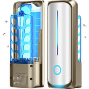 Flying Insect Trap, Plug in Fruit Fly Traps for Indoors, Light Trap Indoor Bug Zapper Gnat Traps for House Indoor with 10 Glue Card Refills