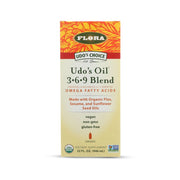 Flora Health UDO’s Oil Omega 3-6-9 32 Oz Supplement | Organic | Plant Based | Vegan Fish Oil Alternativ 32oz