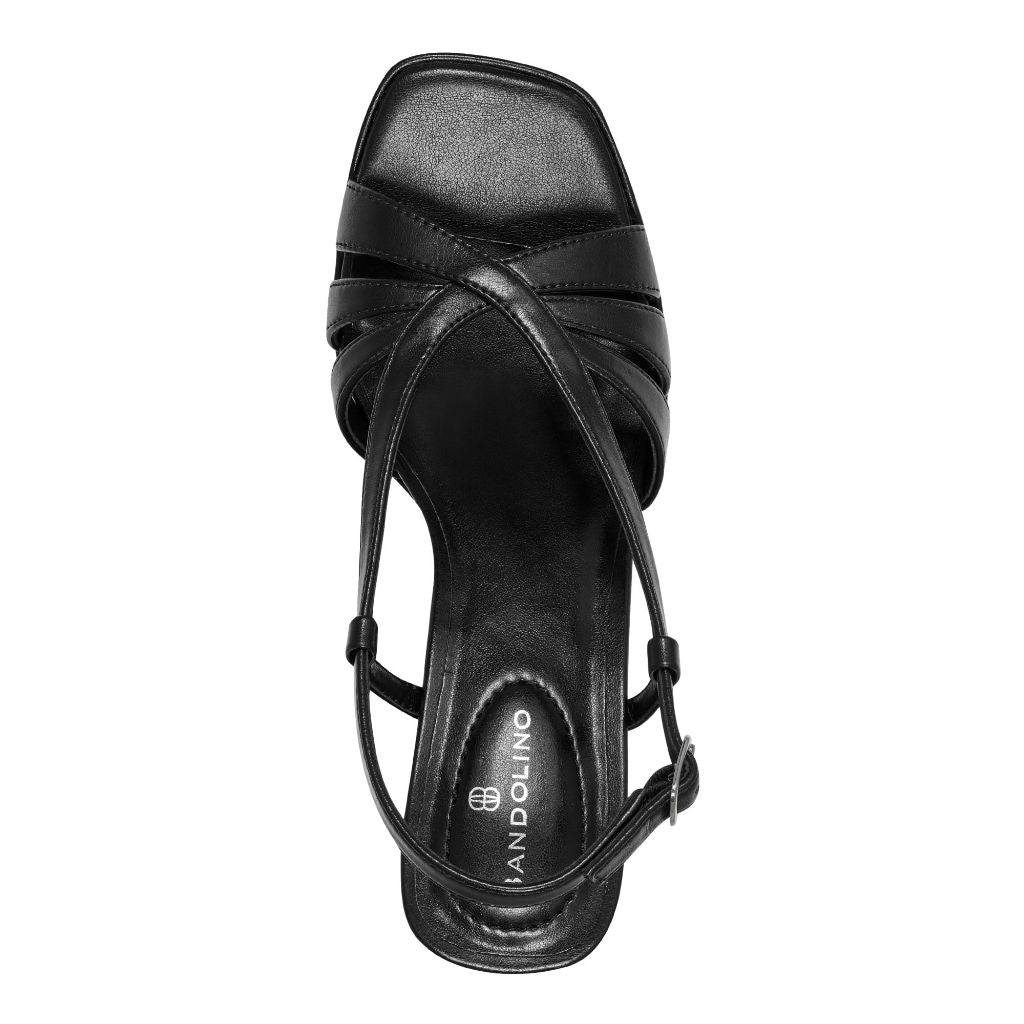Bandolino Women's Brie3 Heeled Sandal, Black - size 8M