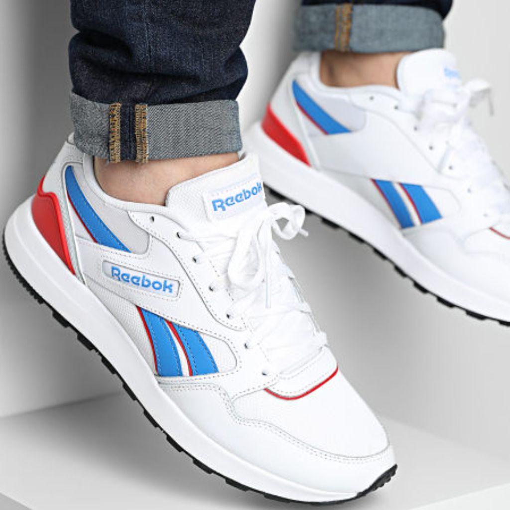 Reebok Gl1000 Running Shoes (White/Blue) - SZ 10.5