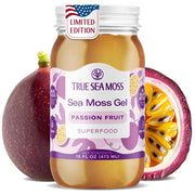 TrueSeaMoss Wildcrafted Sea Moss Gel - Passion Fruit, 16 fl. oz.