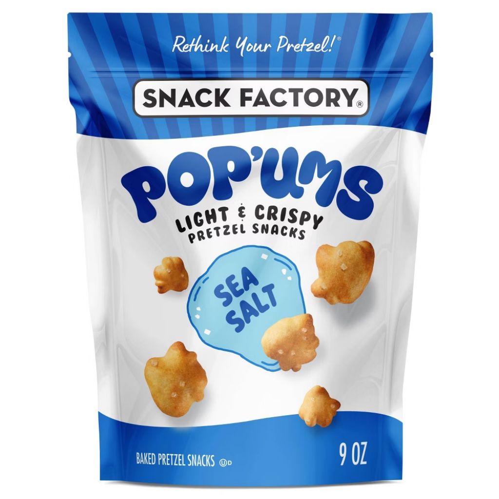 Snack Factory Pop'ums Sea Salt Pretzel Snacks - 9oz
