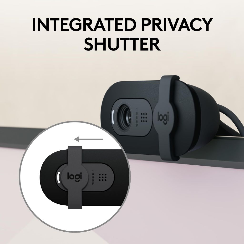 Logitech Brio 101 Full HD 1080p Webcam -Black