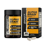 ONNIT Alpha Brain Nootropic Brain Supplement for Focus, 90 Count
