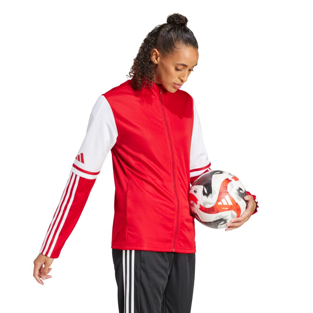 Adidas Women's Squadra 25 Training Soccer Jacket, Team Power Red/White, X-Small