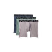 Under Armour Men's Performance Tech Boxer Briefs - Gray Dawn, Size XL (3 Pairs)