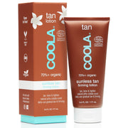 COOLA Organic Sunless Tanning Lotion  Self Tan Firming Lotion & Skin Care  Piña Colada  6 fl oz