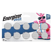 Energizer 2032 Batteries (10 Pack)  3V Lithium Coin Batteries