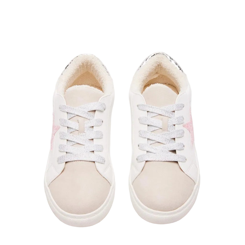 Steve Madden Girls Shoes Rezume Sneaker, White Multi, 7