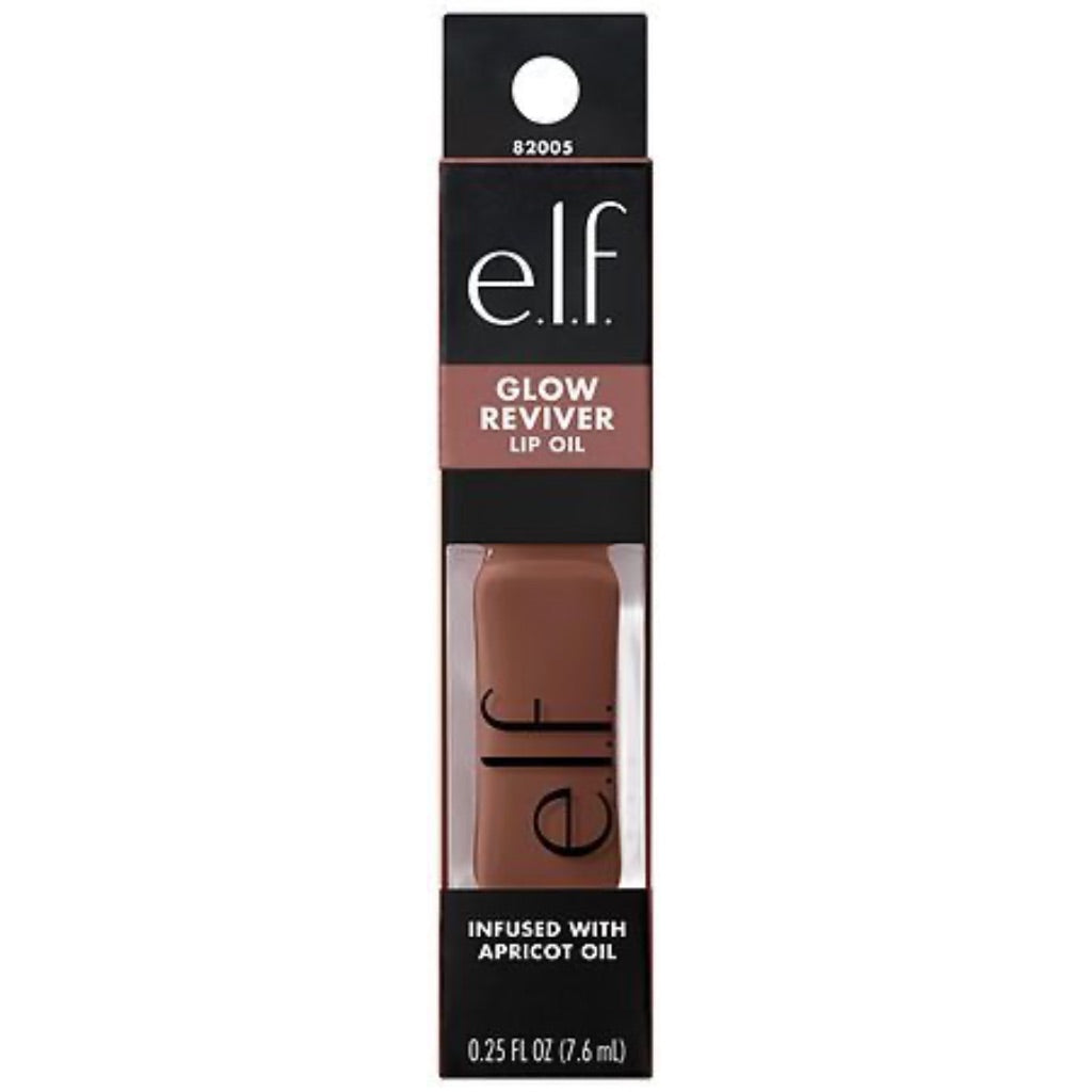 e.l.f. Glow Reviver Lip Oil - Honey Talks, 0.25 fl. oz.