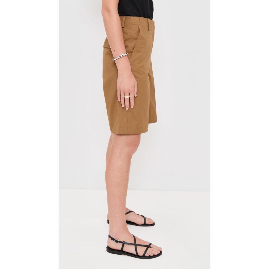 Theory Women's Relax Casual Shorts, Bronze, 8