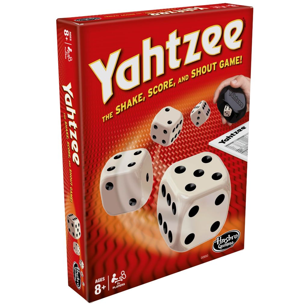 Hasbro Gaming Yahtzee Game, Fast-Playing Dice Games for Kids, Teens, and Adults, Strategy Games, Family Games for Kids, 2 or More Players, Ages 8 and Up
