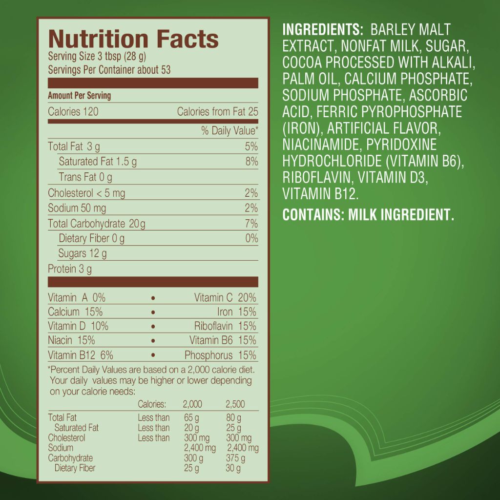 Milo Chocolate Malt Beverage Mix 3.3 Pound Can