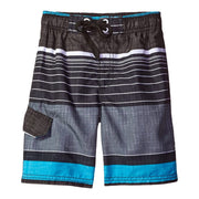 Kanu Surf Toddler Boys Viper Quick Dry Beach Swim Trunk, Viper Black, 3T
