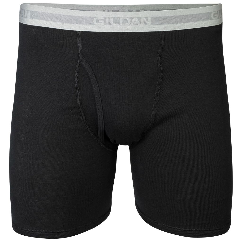Gildan Men's Underwear Boxer Briefs, Multipack, Black/Garnet/Royal/Diamond (10-pack), X-Large