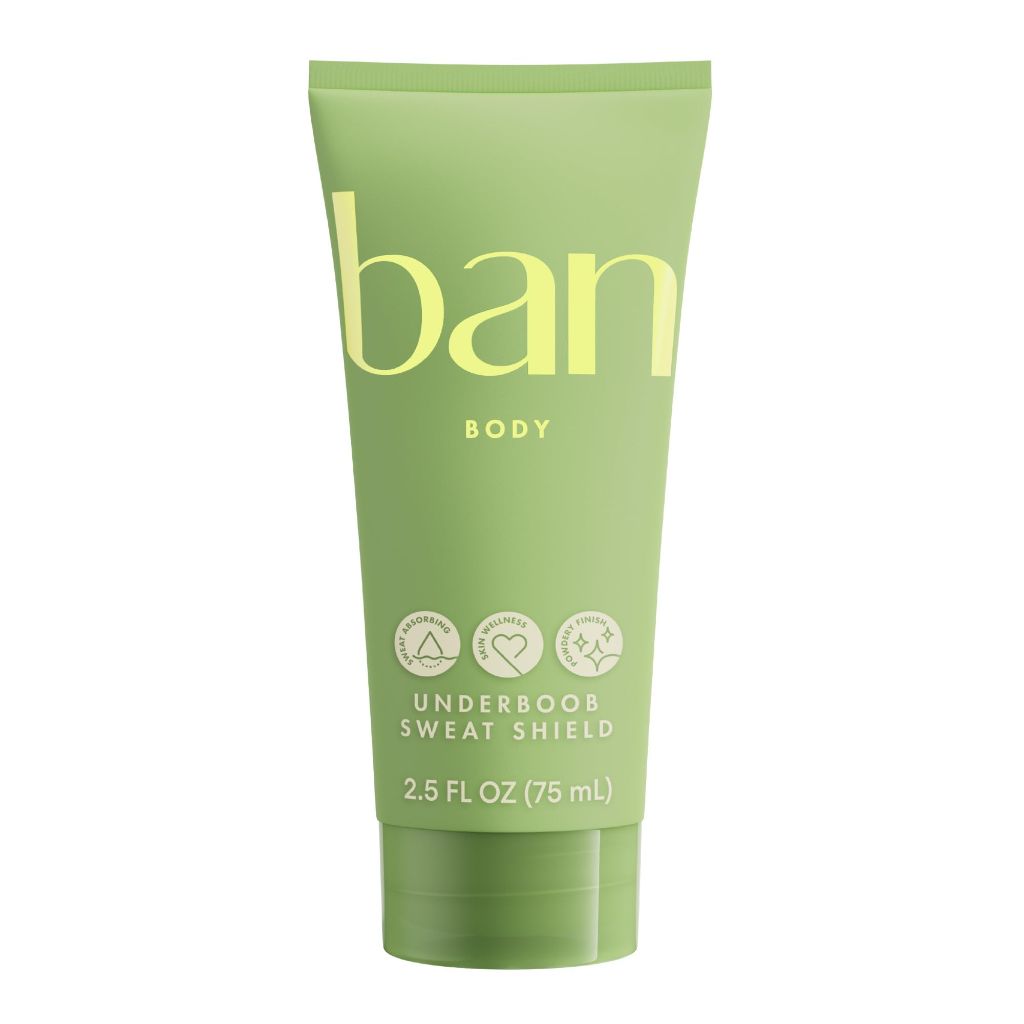 Ban Underboob Sweat Shield Stay Dry Lotion - Unscented, 2.5 oz.