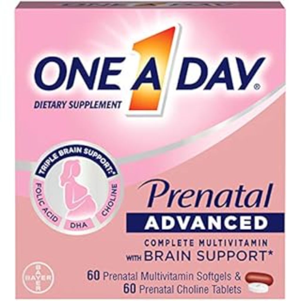 One A Day Advanced Prenatal Multivitamin with Choline  60+60 Count