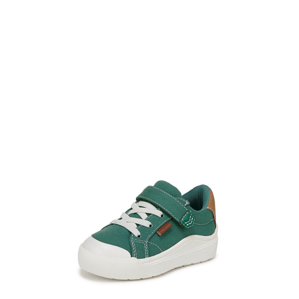 SZ 5M, Dr. Scholl's Infant Girls Time Off Toddler Sneaker Court Green Smooth