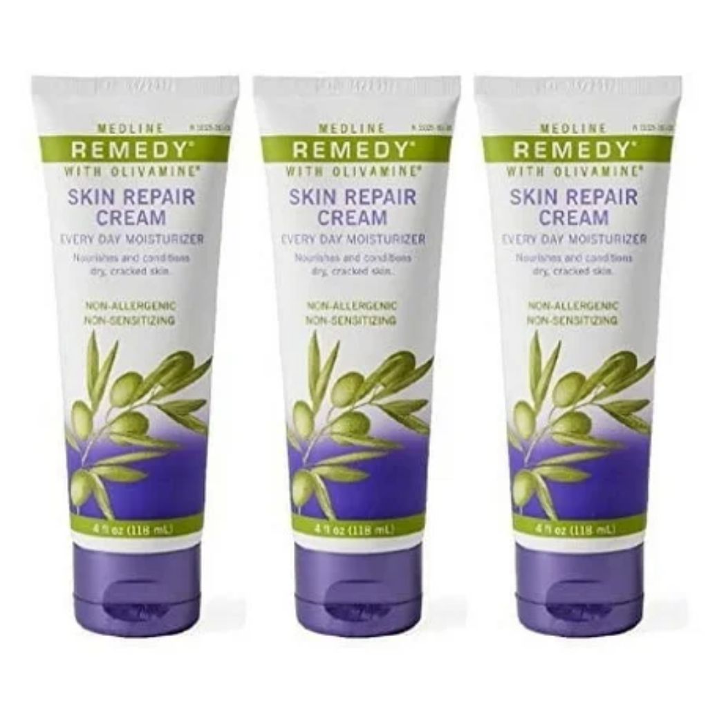 Medline Remedy Skin Repair Cream  4 oz Tubes (3 Pack)