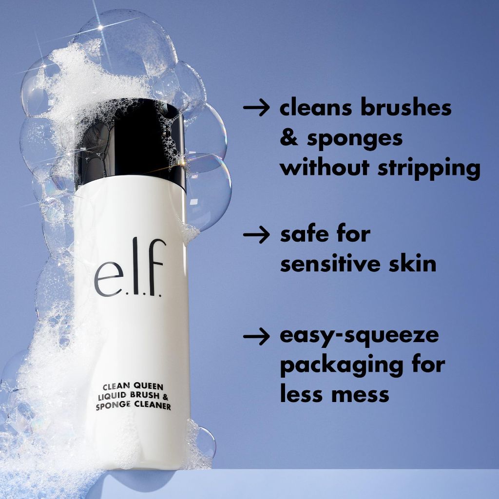 E.l.f. Clean Queen Liquid Brush & Sponge Cleaner  4.1 oz