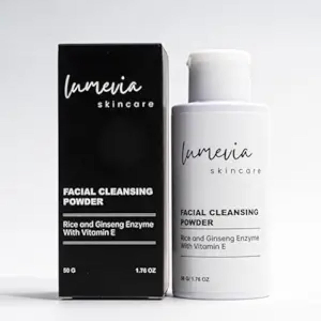 Rice and Ginseng Enzyme Powder Facial Cleanser with Vitamin E, Gently Exfoliates, Hydrating, No Added Fragrance. 50g / 1.76 oz