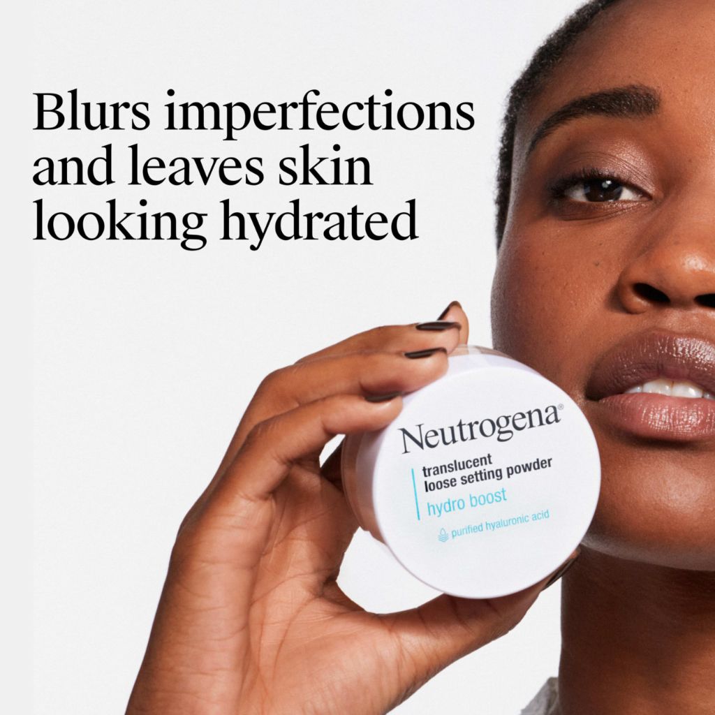 Neutrogena Hydro Boost Translucent Loose Setting Powder with Purified Hyaluronic Acid for Smooth Skin, | 44 oz