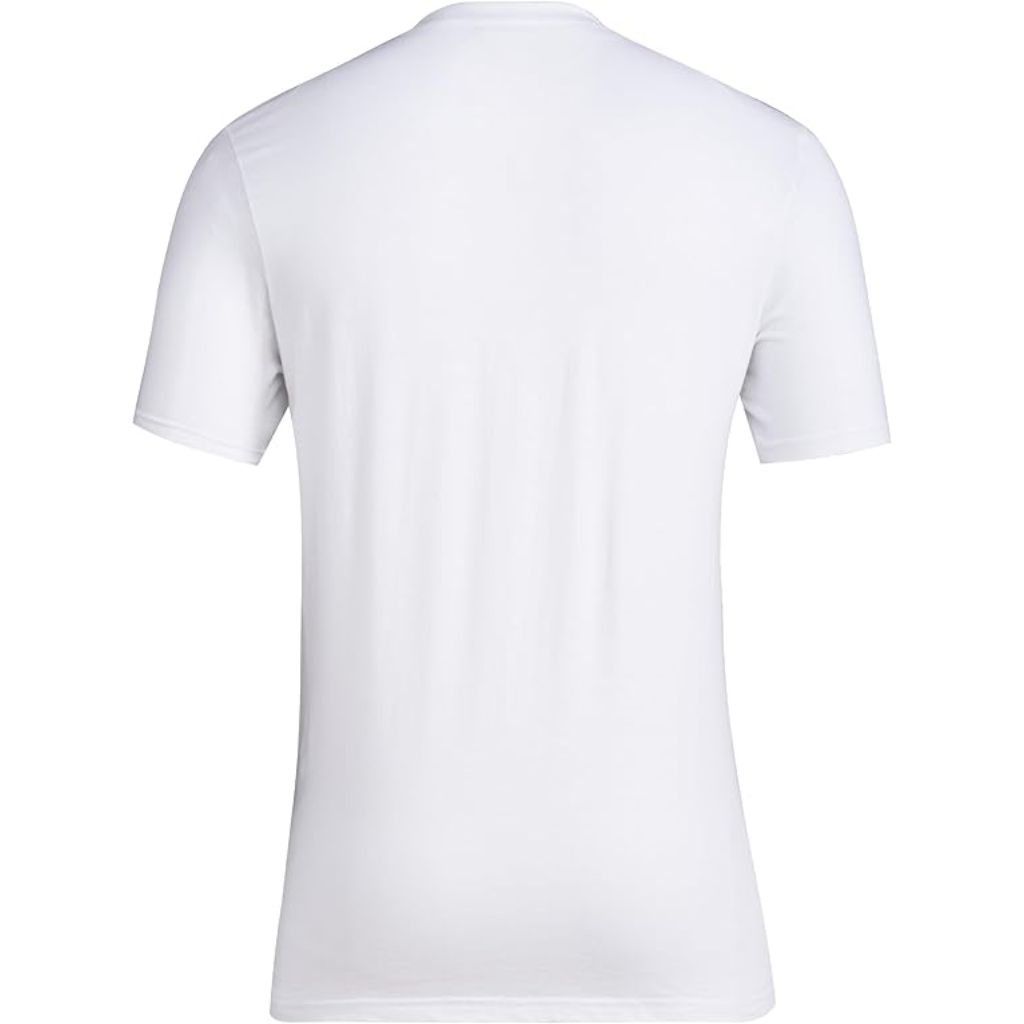 adidas Men's House of NCAA T-Shirt, White University of Louisville - Size Small