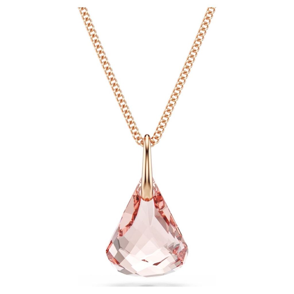 Lunar Teardrop Pendant - Pink/Rosegold