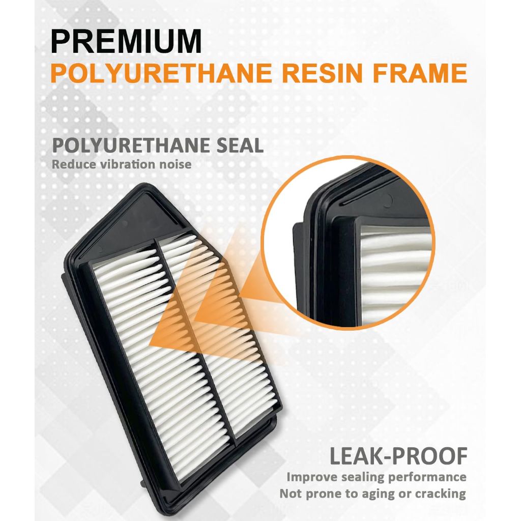 Treeligo CA11476 Engine Air Filter, Part NO. EAF20224 (Compatible Vehicles in Description)