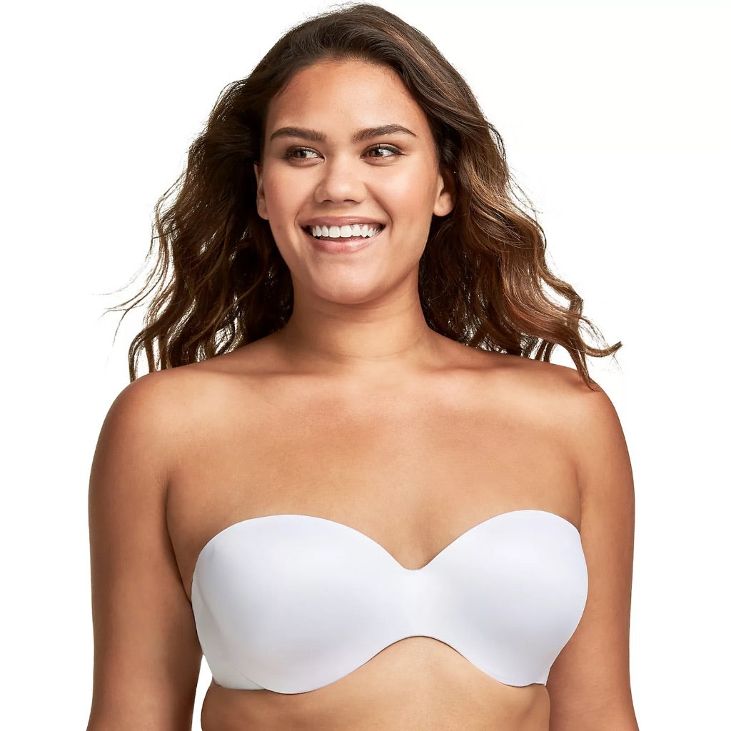 Maidenform Smooth Luxe Extra Coverage Strapless Multiway Bra (9472) - White, 36C
