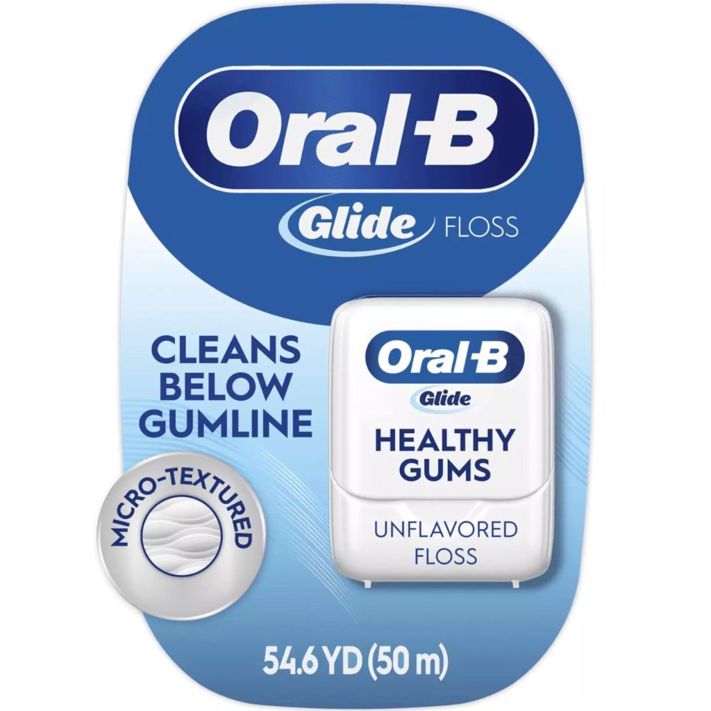 Oral B Glide Floss UNFLAVORED - 54.6YD