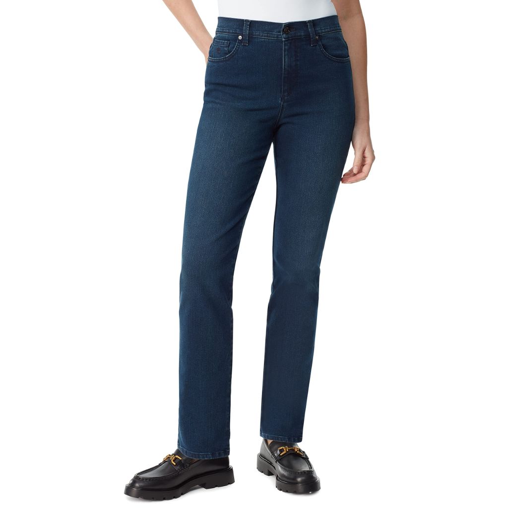 Gloria Vanderbilt Women's Amanda Classic High Rise Tapered Jean Standard, 18 Short