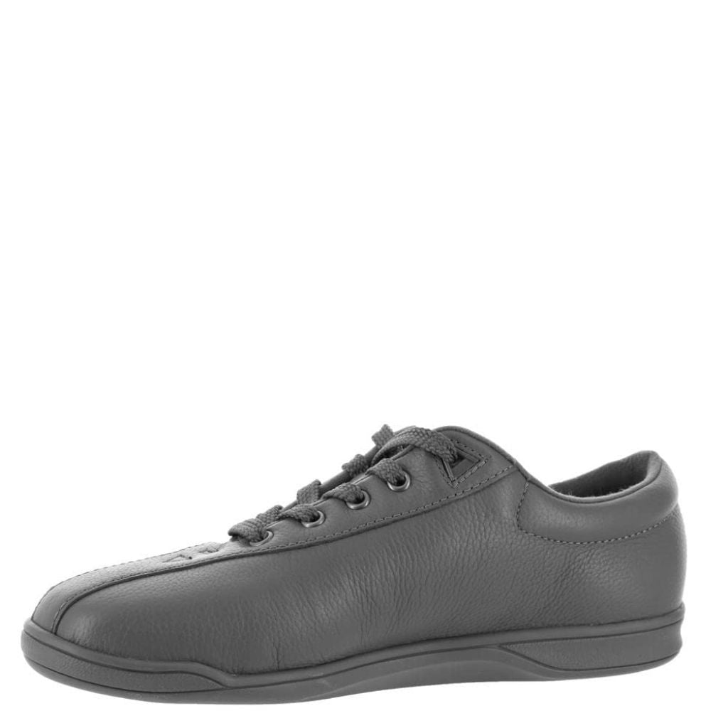 Easy Spirit Women's Ap1 Leather Walking Shoe, Gray 030, 12 M