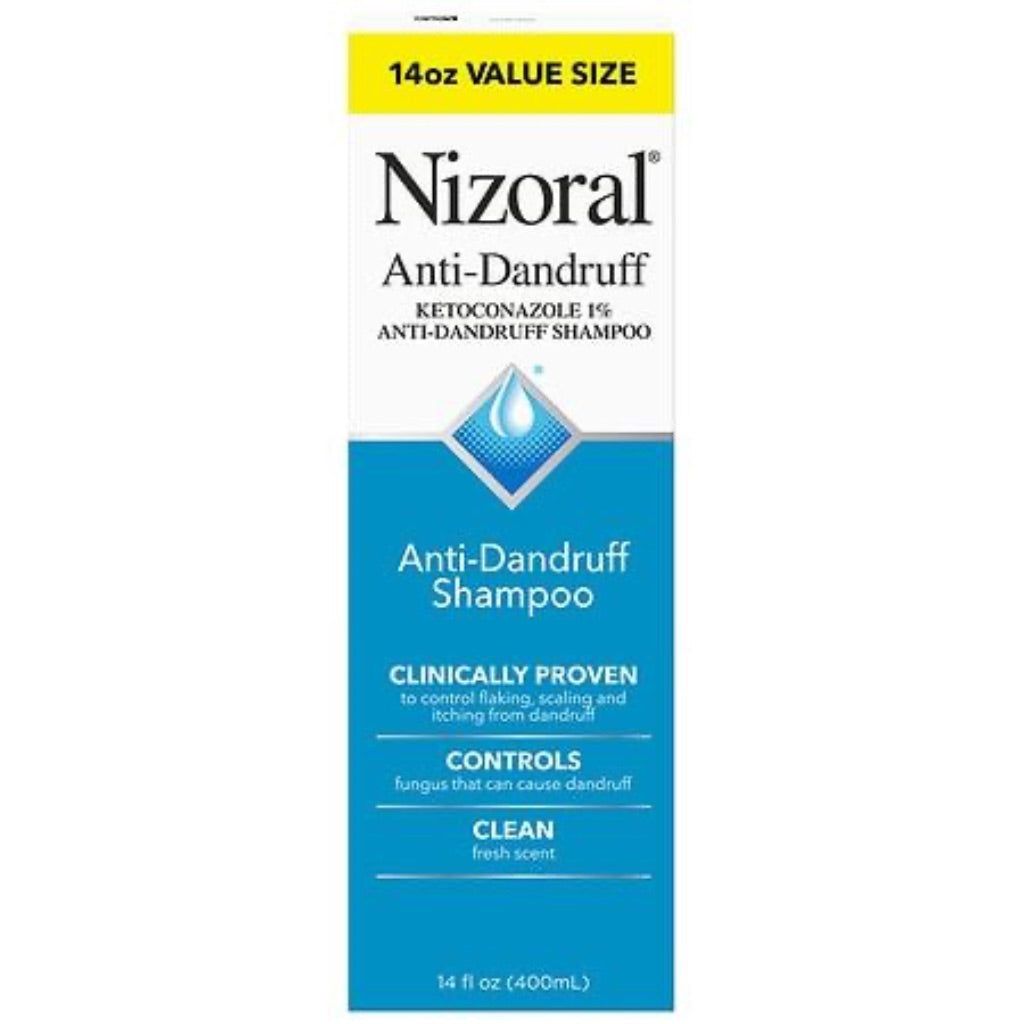 Nizoral Anti-Dandruff Shampoo with 1% Ketoconazole  Fresh Scent  14 Fl Oz