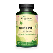 Vegavero Kudzu Root | 12.000 mg of Kuzu Root | Non-GMO & Vegan | Support Menopause | with Oat Extract + Vitamin C | 90 Capsules