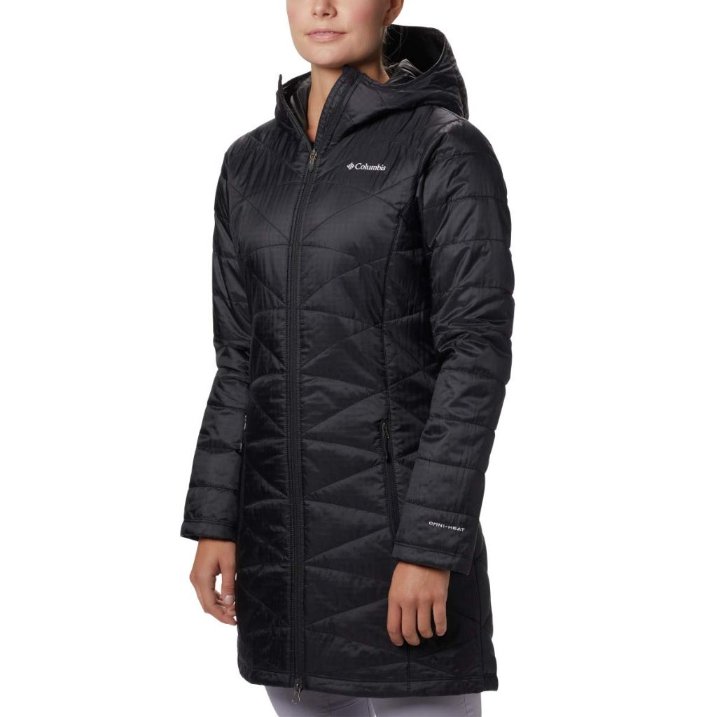 Columbia Women's Mighty Lite Hooded Jacket, Black, Small