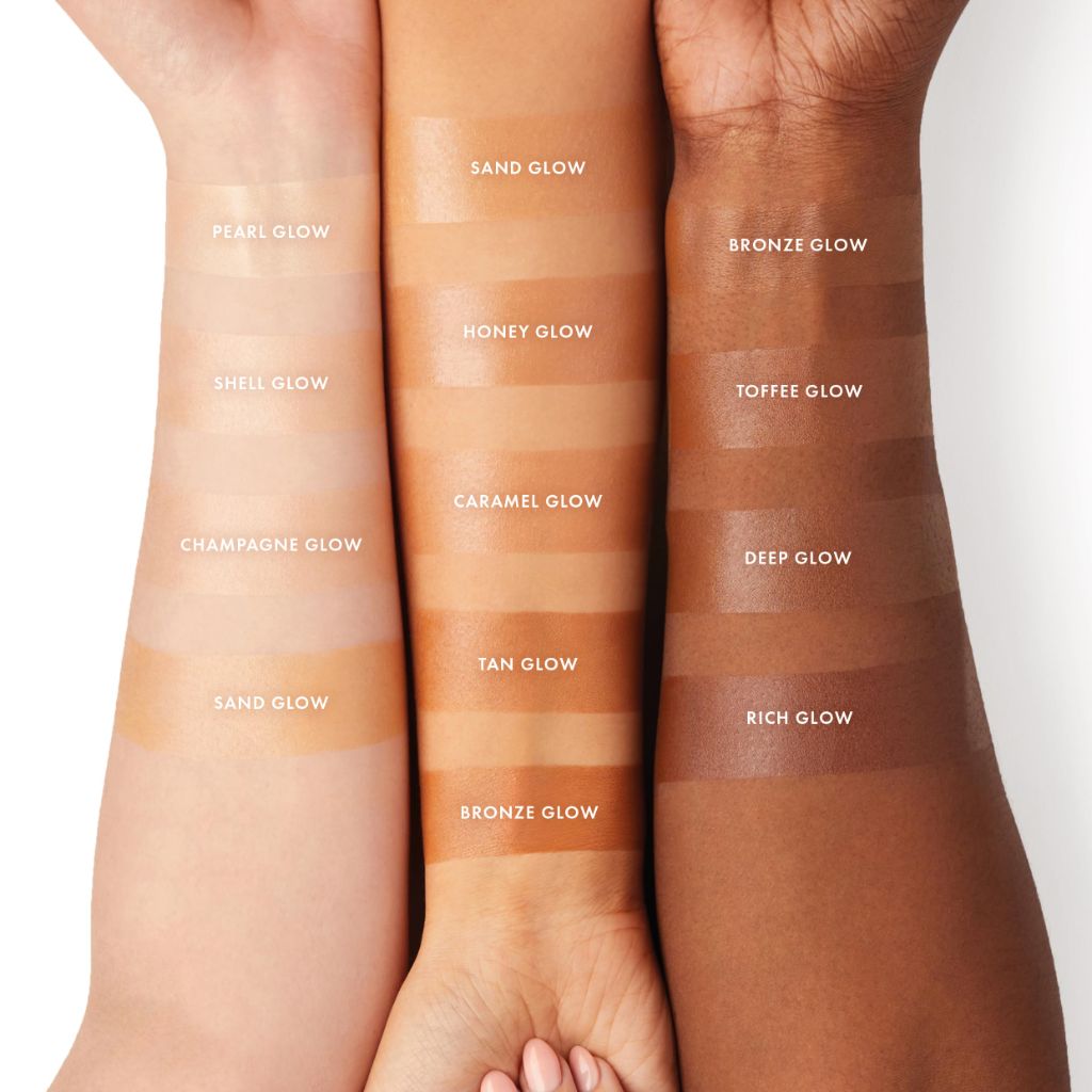 ICONIC LONDON Radiance Booster | Liquid Radiance Lightweight Skin Tint, (Toffee Glow) 1.01 Fl oz