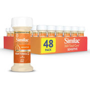 Similac 360 Total Care Sensitive Infant Formula for Fussiness & Gas Due to Lactose Sensitivity, Has 5 HMO Prebiotics, Non-GMO, Baby Formula, Ready to Feed, 2-fl-oz Bottle, Pack of 48