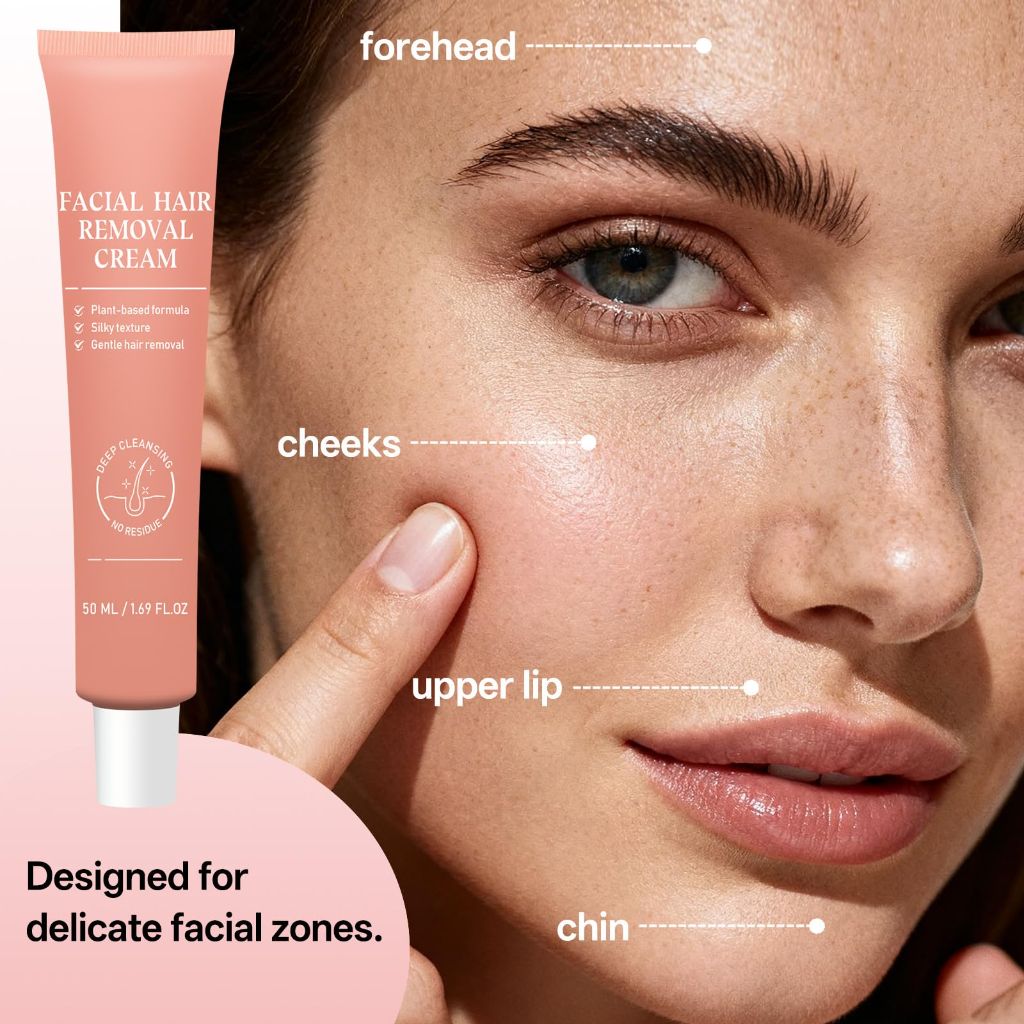 Facial Hair Removal Cream for Women, (1 pcs)