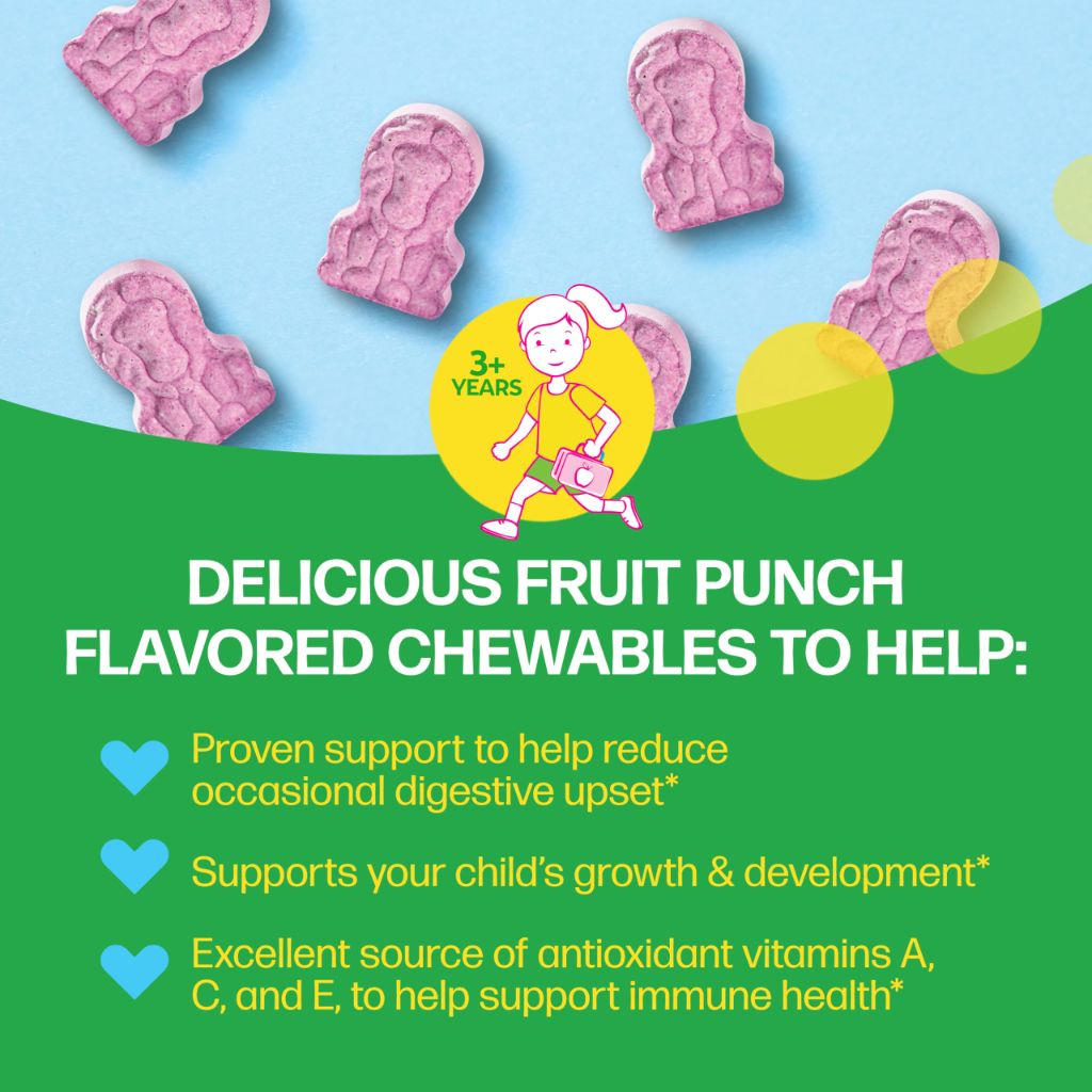 Culturelle Kids Complete Chewable Multivitamin + Probiotic For Kids, Ages 3+, 90 Count