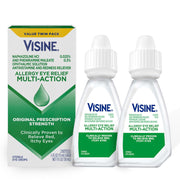 Visine Allergy Eye Relief Multi-Action Eye Drops, 2 Pack 0.5 fl. oz Bottles