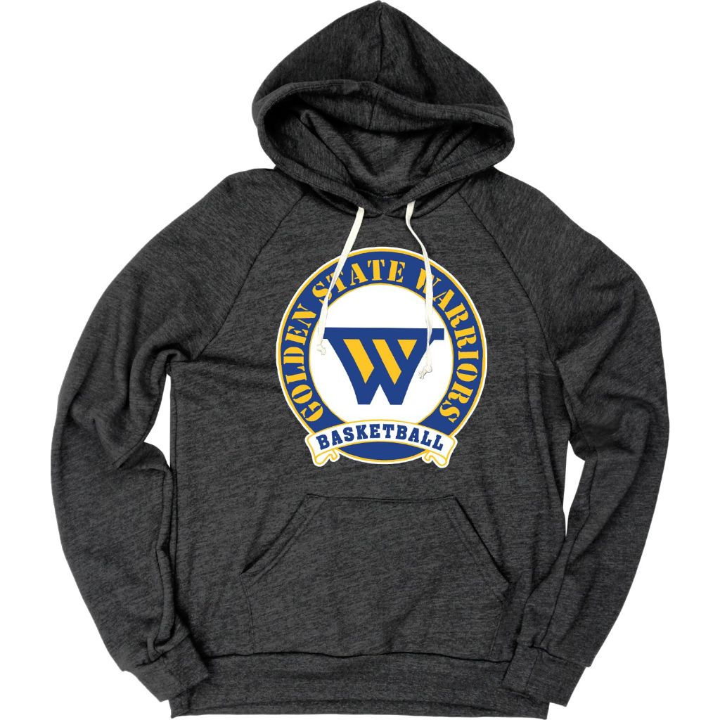 Golden State Warriors NBA Officially Licensed Tri-Blend Hooded Sweatshirt Black, XX-Large