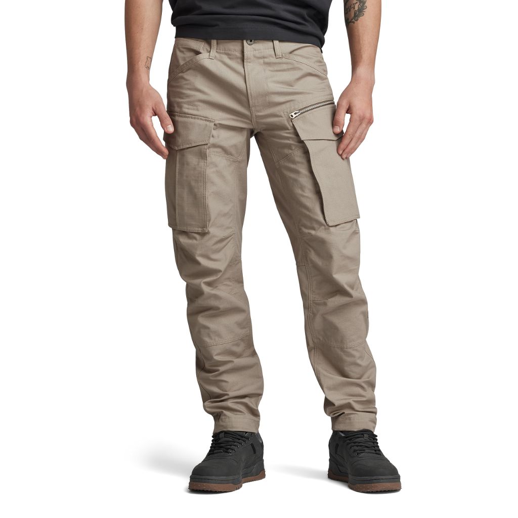 G-STAR Raw Men's Rovic Zip 3D Straight Tapered Fit Cargo Pants,Elephant Skin,29W x 30L